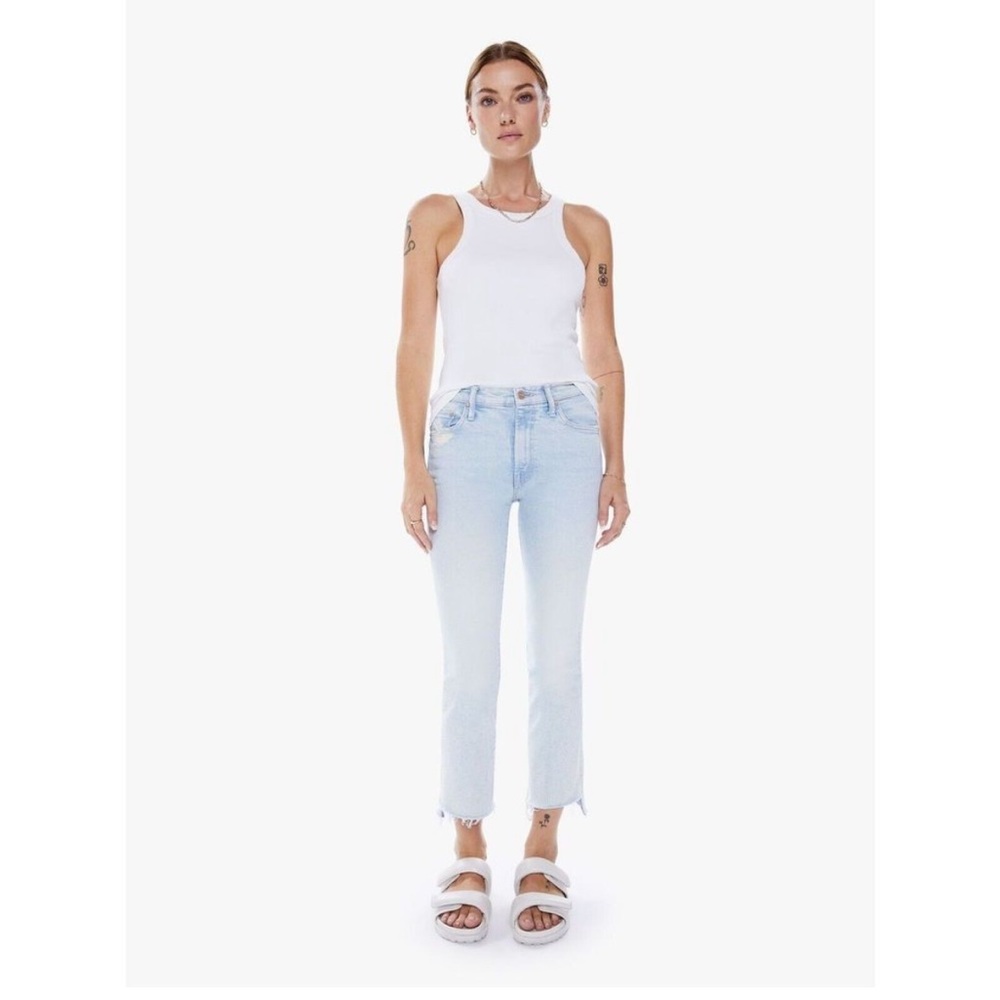 Mother The Insider Crop Step Fray In Come Out And Play Size 25